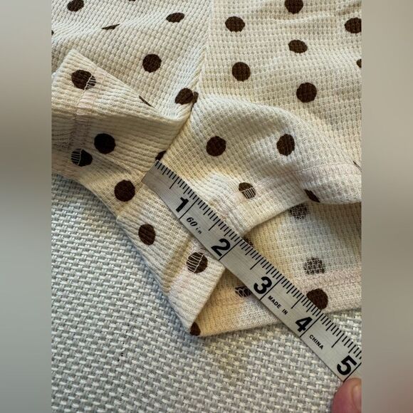 NWT Polka Dot High Waist Shorts Black White Pinup Retro Size S/M Anthropologie - Picture 8 of 9